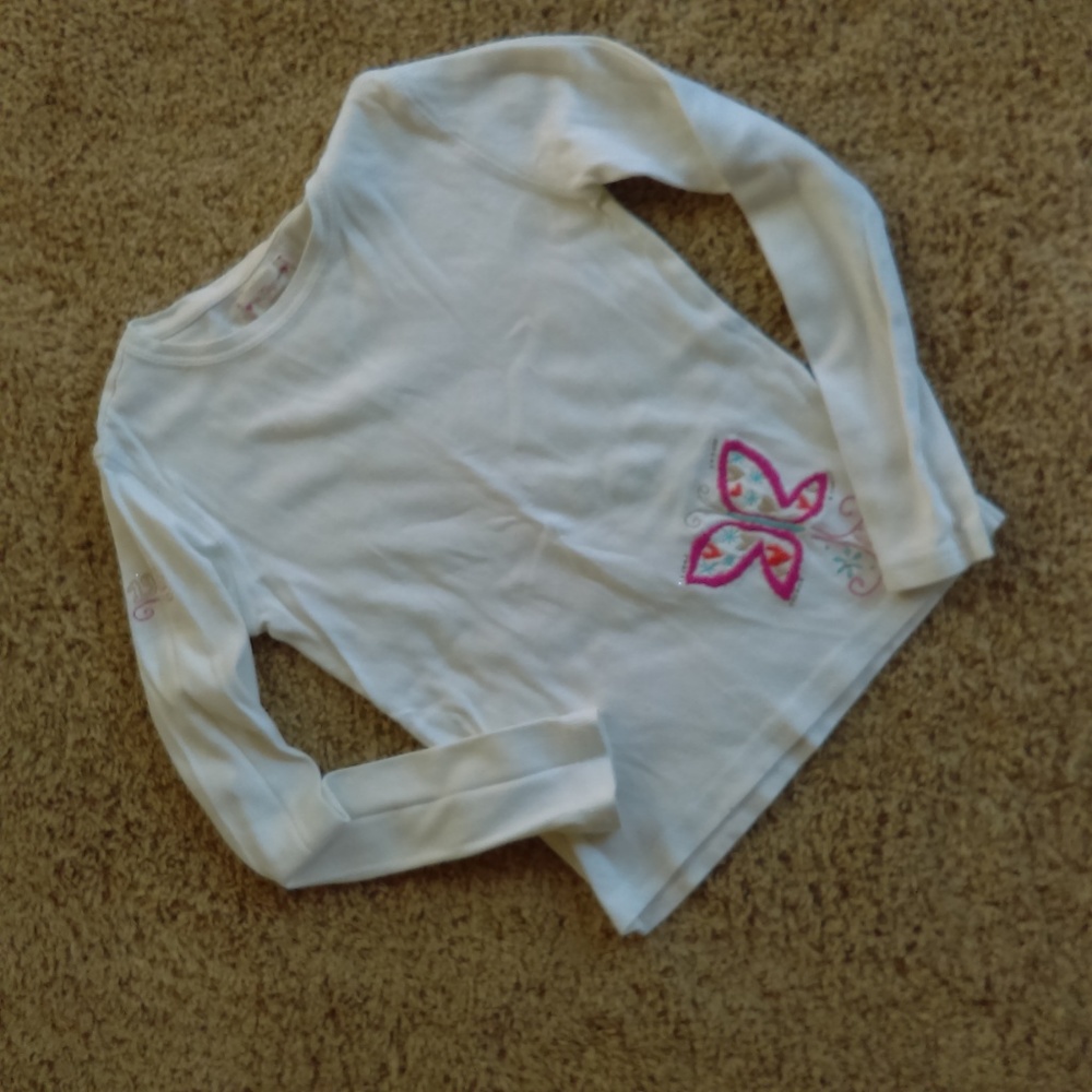 Gap White Butterfly Cotton shirt